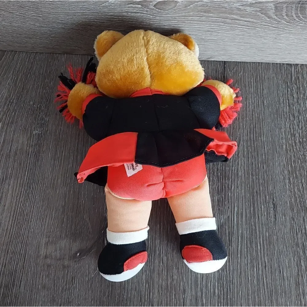 Vintage Chicago Bulls Cheerleader Bear Plush Official NBA Play-By-Play 10